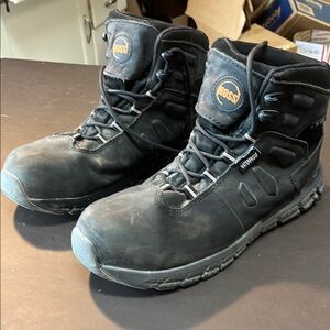 Hoss steel toe waterproof Black Work Boots 11W